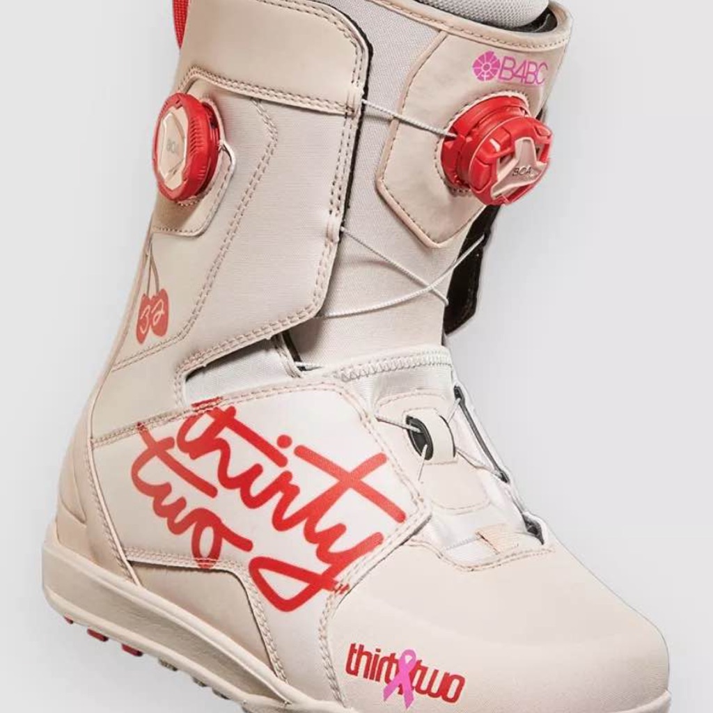 Thirtytwo Women’s Beige Winter Snowboard Boots With Pink Accents